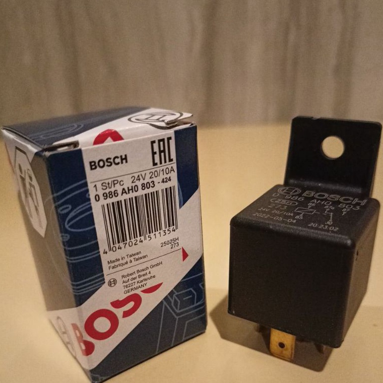 Relay Rellay Relai Bosch 5 Kaki 24V 87A 21A 2 Output Untuk Bus dan Truk Universal Original ART JD9