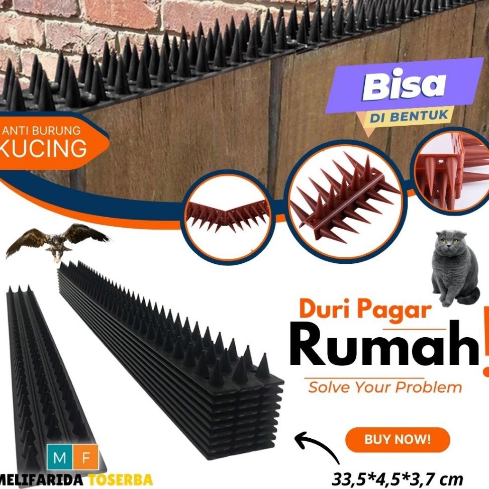 qq Duri Pengusir Anti Kucing Anjing Untuk Pagar Dinding Pintu Jok Motor