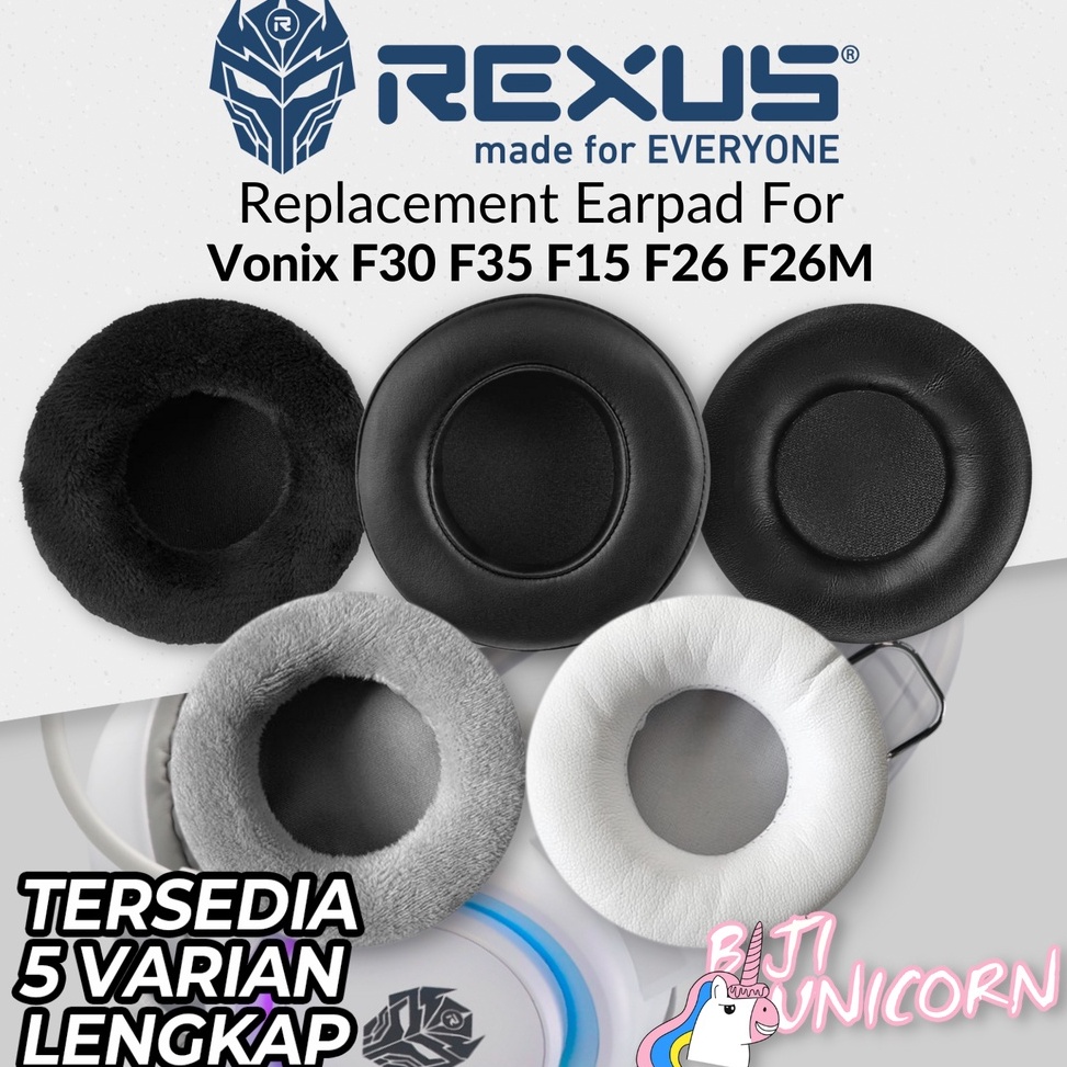 jg Earcup Earpad Ear Cushion Rexus Vonic F15 F26 F26M F3 F35 Busa Foam Bantalan