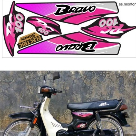 Striping sticker Suzuki bravo rc100