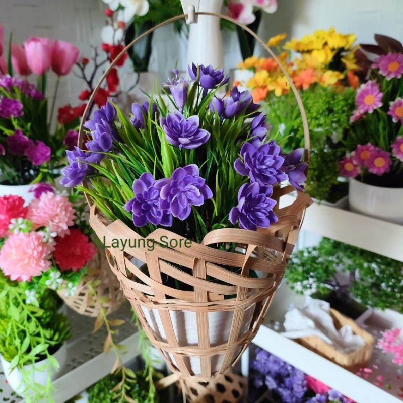 Bunga artificial gantung