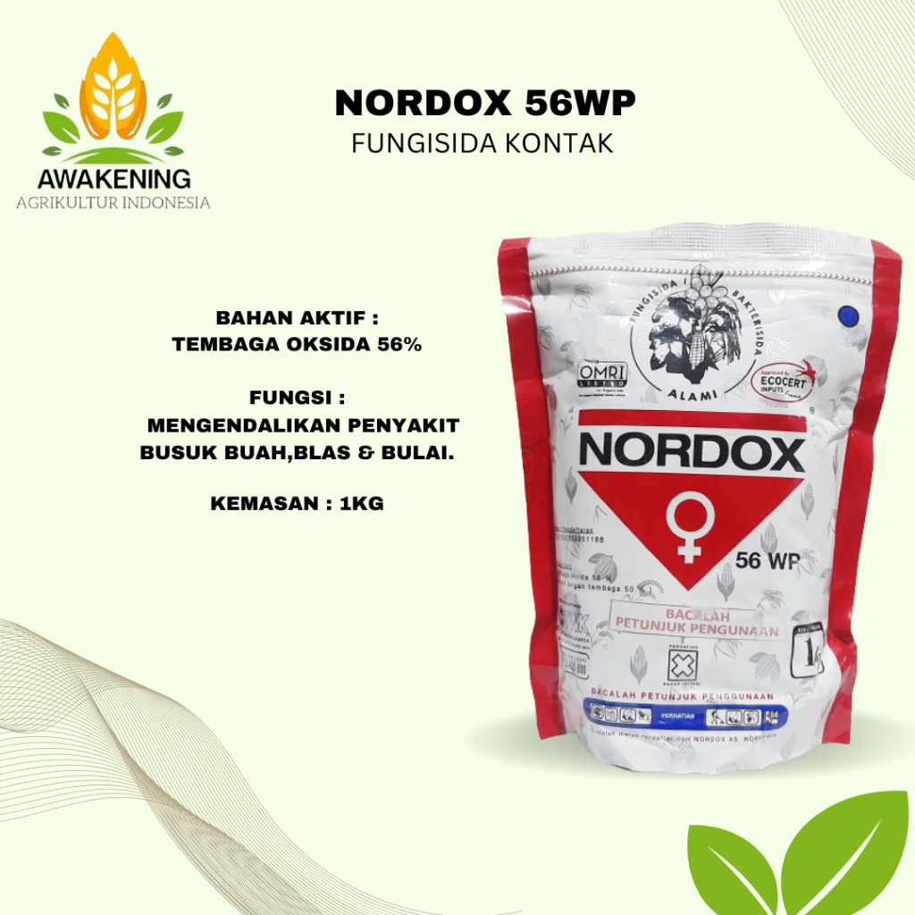 NORDOX 56WP 1KG FUNGISIDA KONTAK tembaga