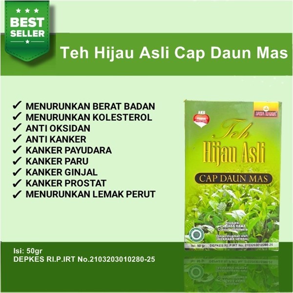 

Teh hijau cap daun mas obat darah tinggi hipertensi batu ginjal dan mencegah penyempitan pembuluh darah herbal