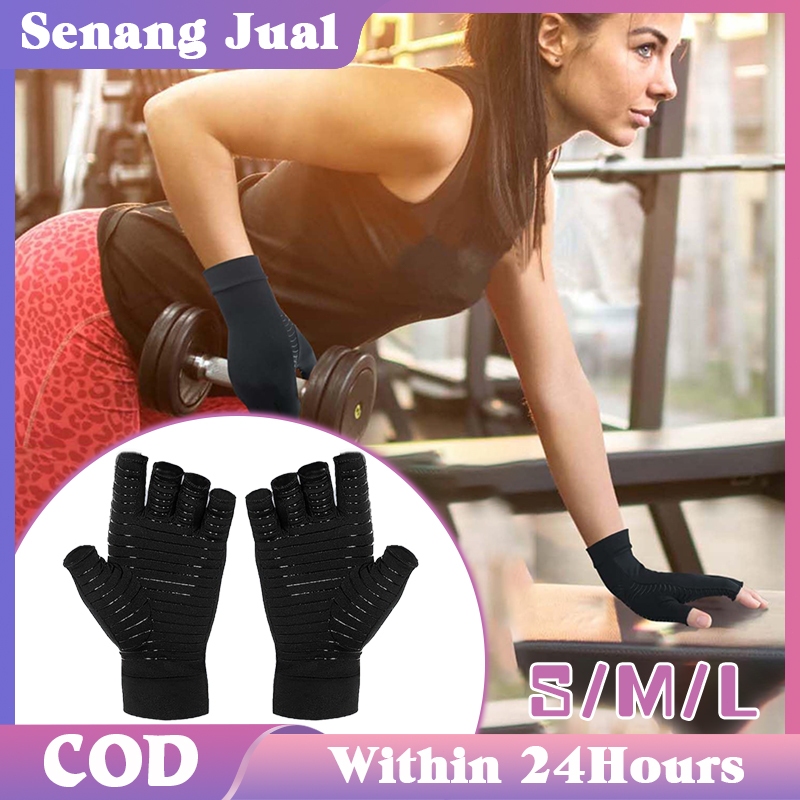 1Pasang Sarung Tangan Arthritis Fisioterapi Magnet Untuk Perawatan Rehabilitasi Tangan