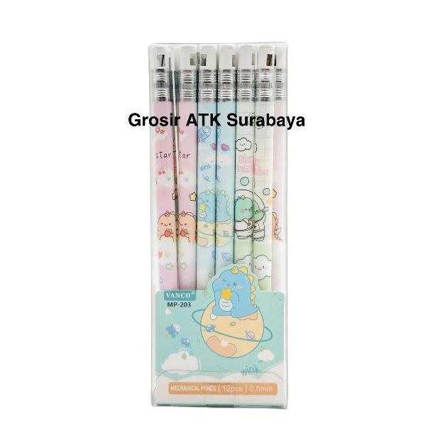 

( DAPAT 1 PENSIL ) Pensil Mekanik Vanco 2.0 2,5 Motif Anak Lucu Lucu Disney Avenger Frozen Sanrio 3
