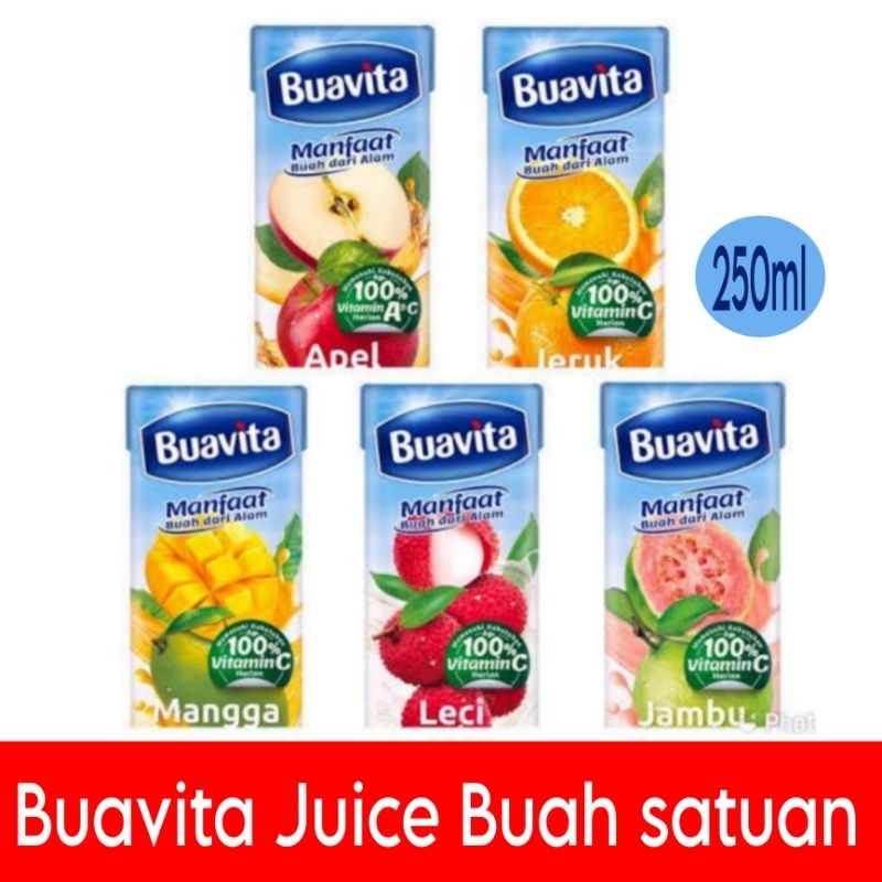 

Buavita Guava Juice jus buah satuan 250ml