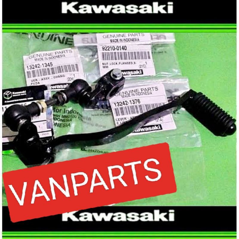 PEDAL OPERAN GIGI SET PEDAL PERSNELING OPERAN GIGI NINJA RR NEW OLD 150 ORIGINAL KAWASAKI