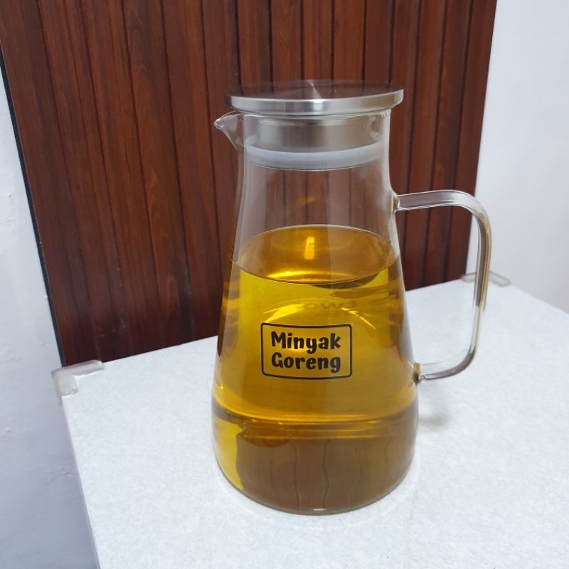 Botol Tempat Minyak Goreng 2 Liter Kaca