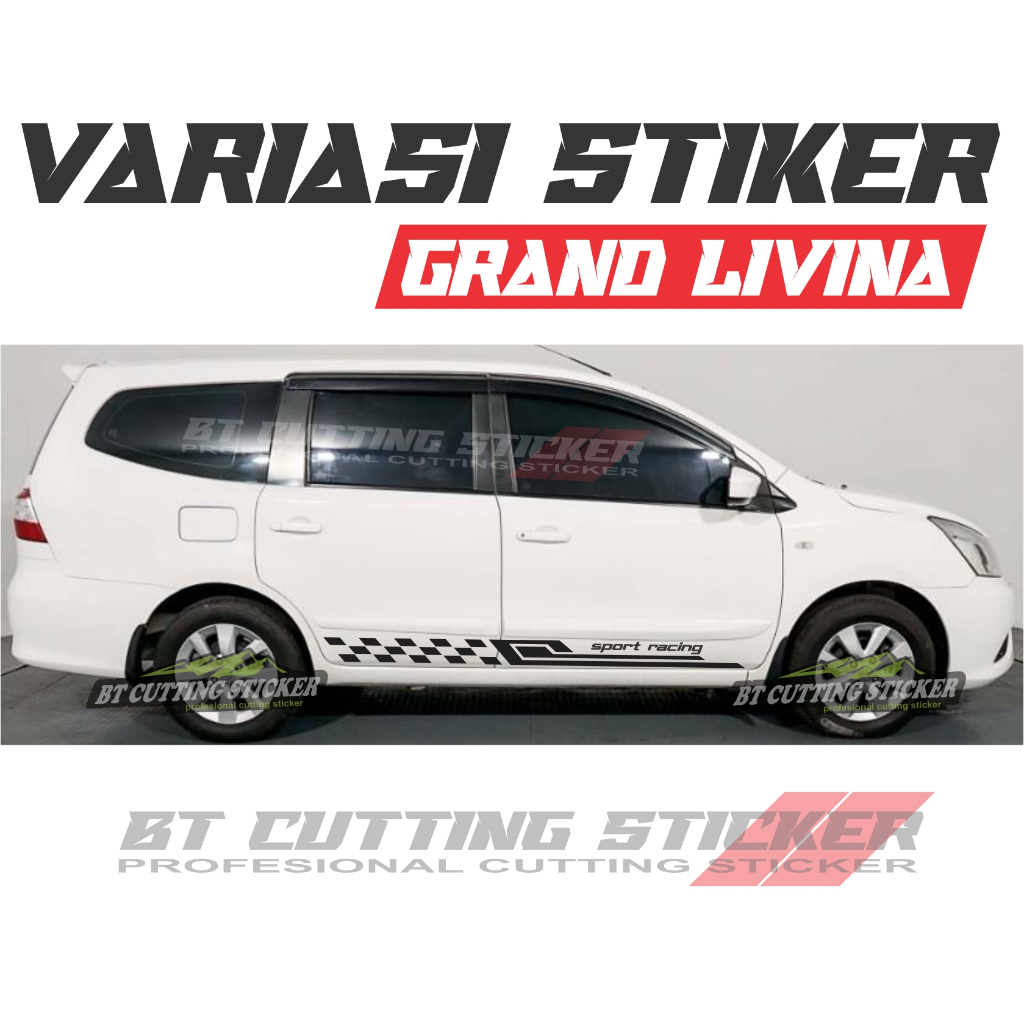 stiker nissan grand livina stiker mobil livina sticker mobil grand livina