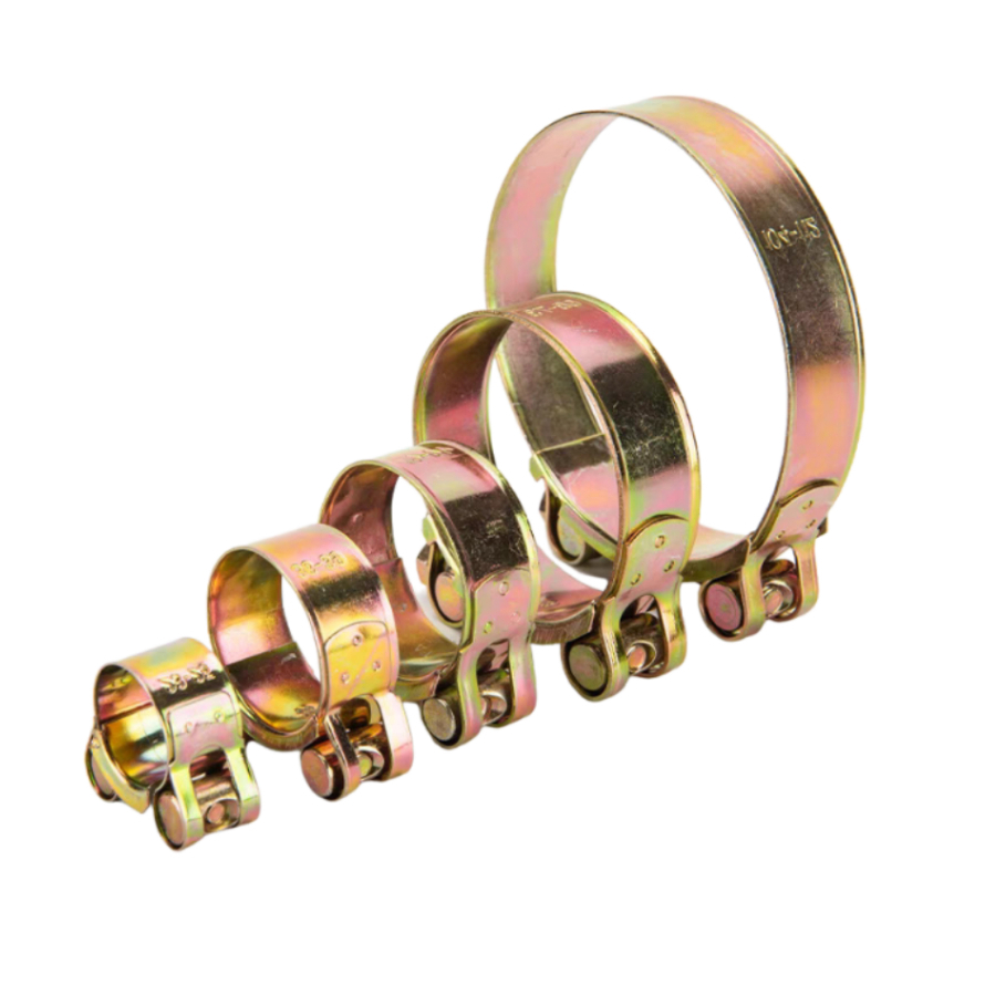 Perbuah Klem Superior 80 - 85 mm Carbon Steel Besi Clamp High Hose Pressure Tekanan Tinggi Pengencan