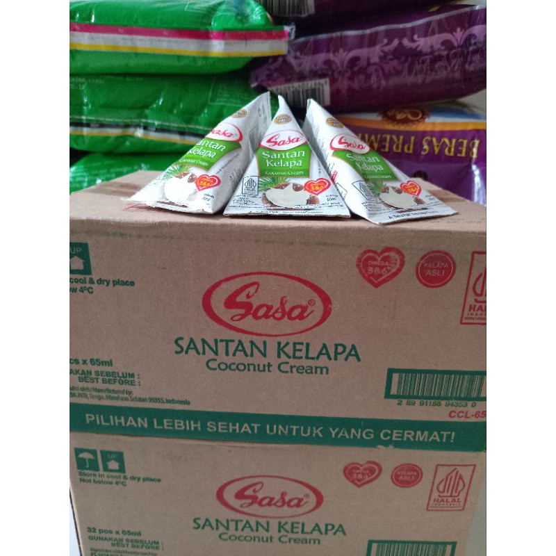 

sasa santan 65ml x 32pcs 1 karton