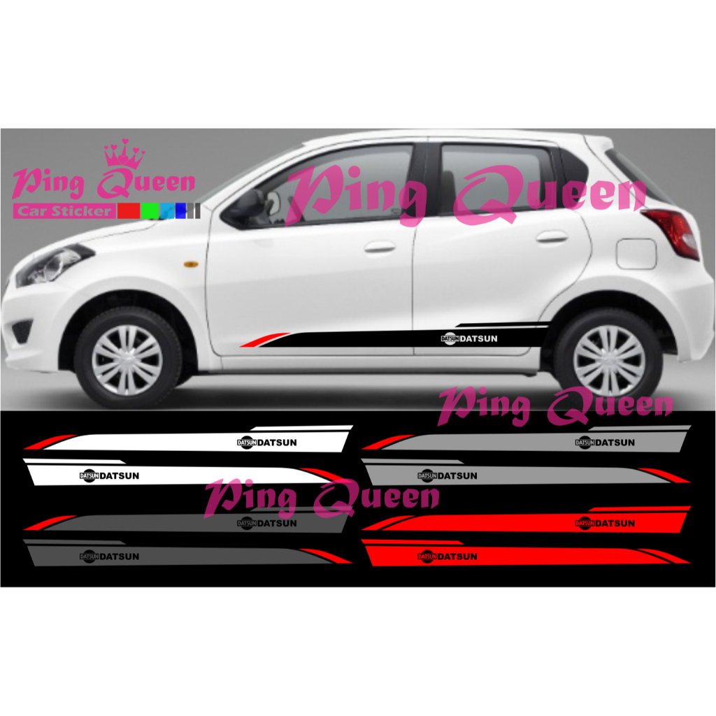 CUTTING STICKER MOBIL DATSUN STICKER LIST MOBIL DATSUN
