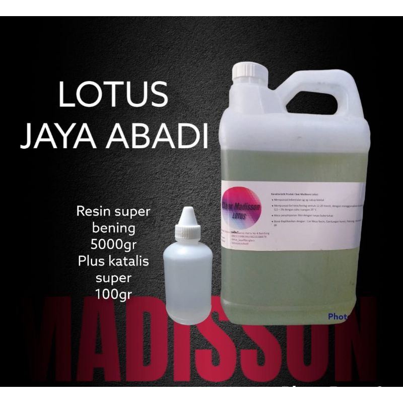 

RESIN SUPER BENING NET:5KG+KATALIS SUPER 100GR