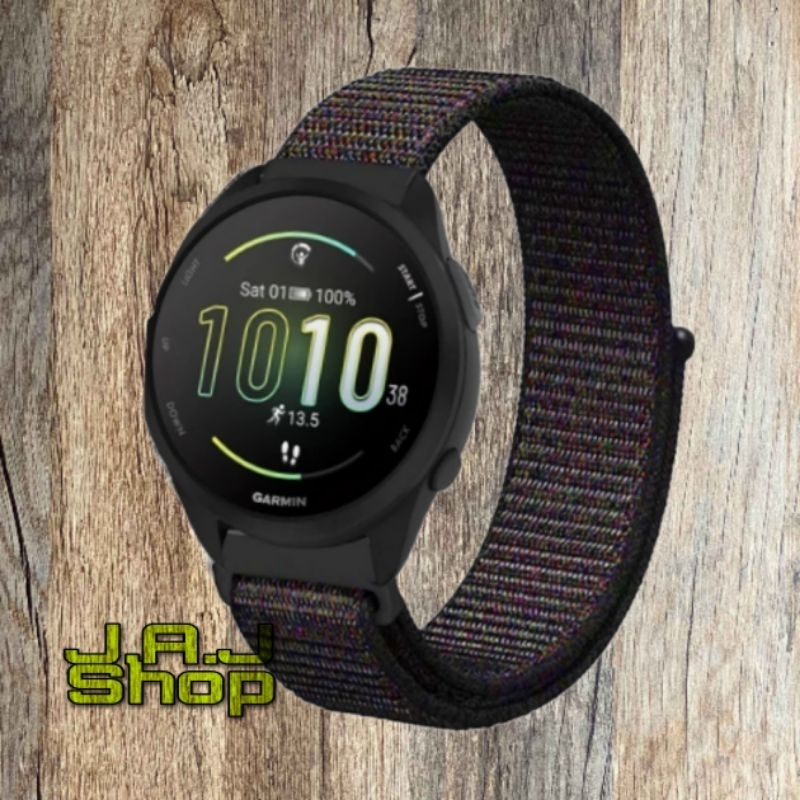 STRAP NYLON NILON TALI JAM GARMIN FORERUNNER 165 55 155 245 MUSIK MUSIC NON F165