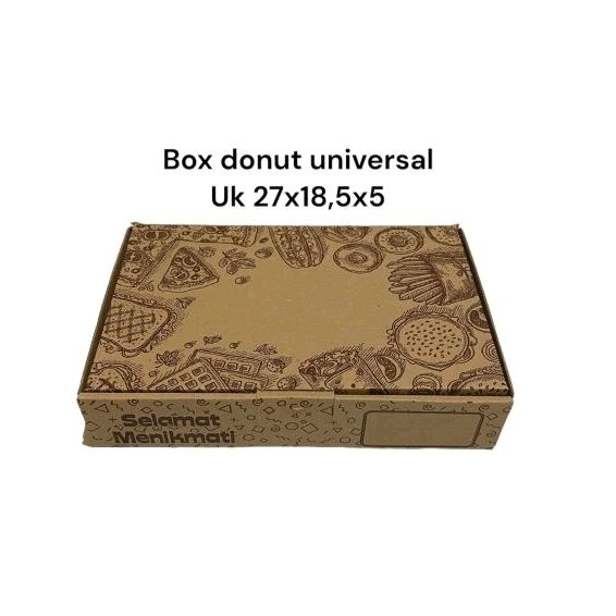 

Box eflute donat isi 6 universal uk 27x18,5x5