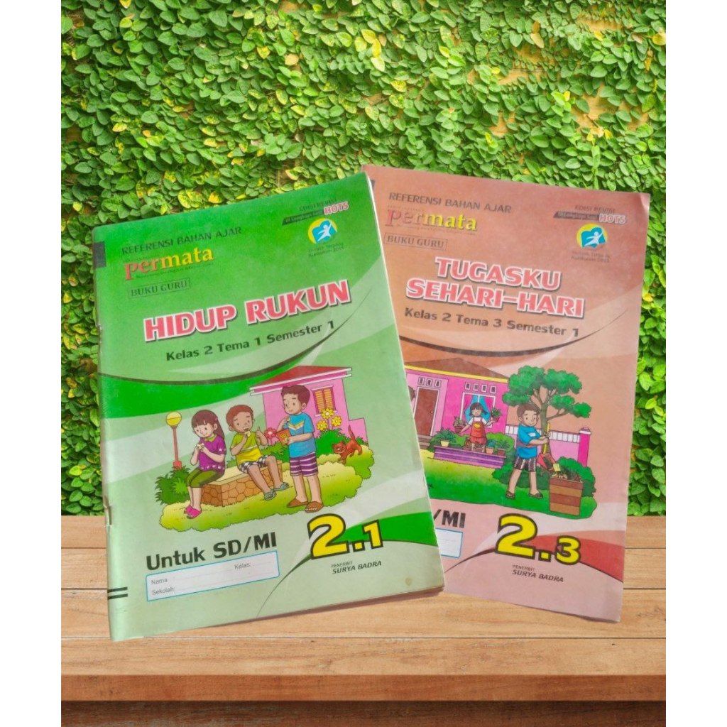 LKS PERMATA PEGANGAN GURU KELAS 2 TEMA 1 DAN TEMA 3 SEMESTER 1 SD/MI KURIKULUM 2013 EDISI REVISI