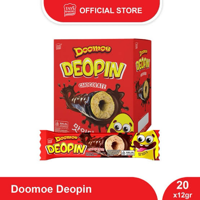 

DOOMEE Deopin Chocolate 1 Box Isi 20 @12 Gram