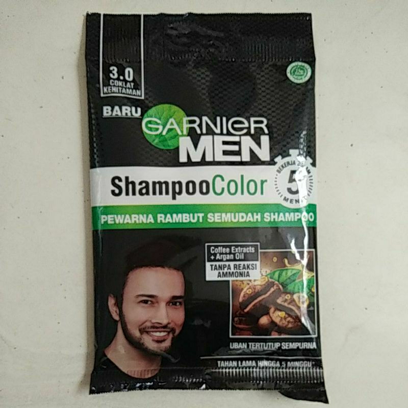 Garnier Men Shampoo Color Coklat Kehitaman