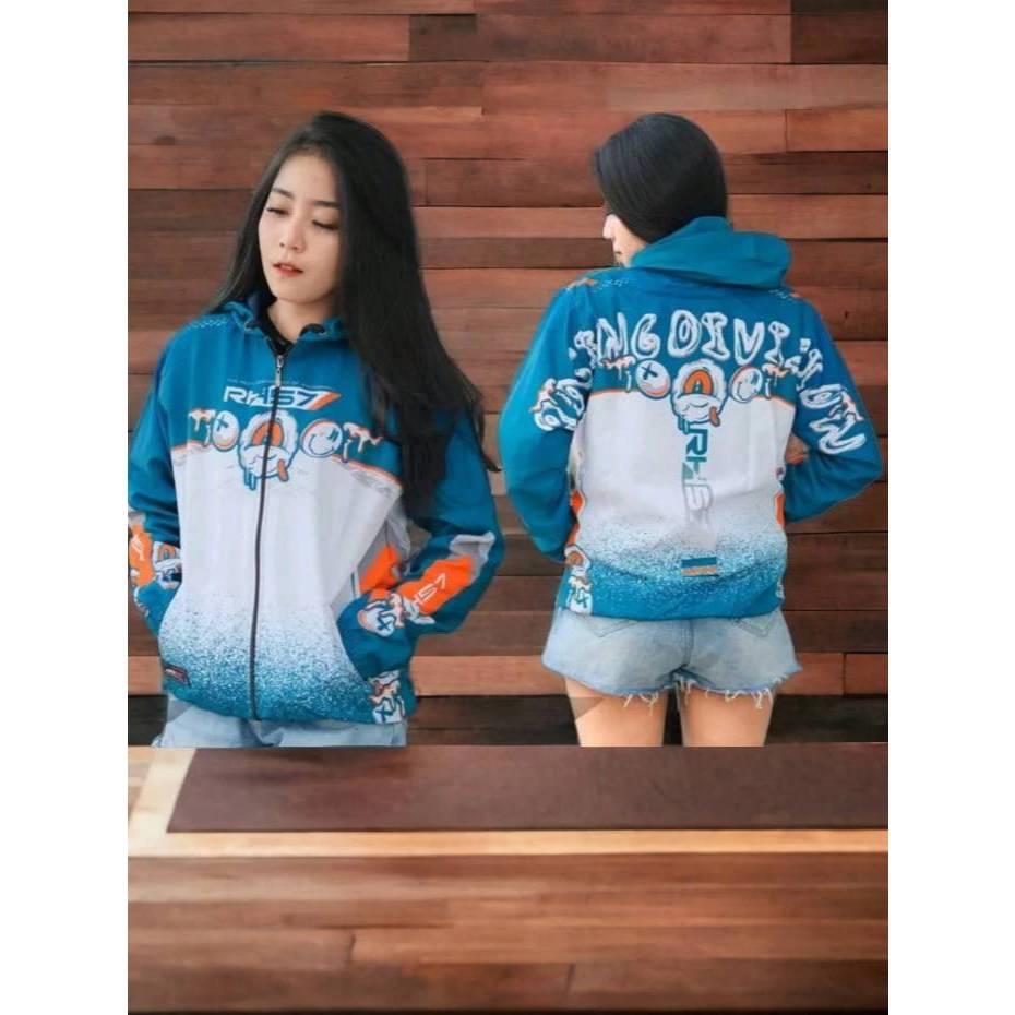 Jaket Motif Smiley Untuk Dewasa Pria Wanita/jaket terbaru