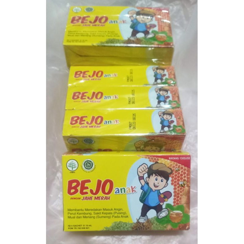 

BEJO Anak jahe merah Box isi 5 sachet