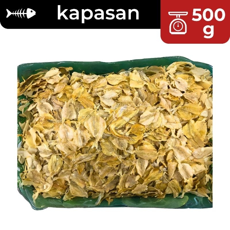 

500g Ikan Asin Kapasan SUPER / Kapasan Asin / Kapasan Tawar / Kapasan Belah / Kapas Kapas / Ikan Asin Murah / Ikan Asin Enak