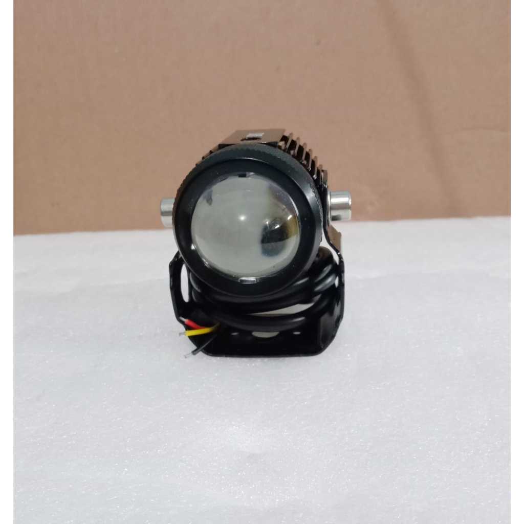 LAMPU SOROT LED D2 LASER KIPAS PREMIUM SUPER TERANG HI LOW KUNING PUTIH/LAMPU TEMBAK LED D2 LASER KI