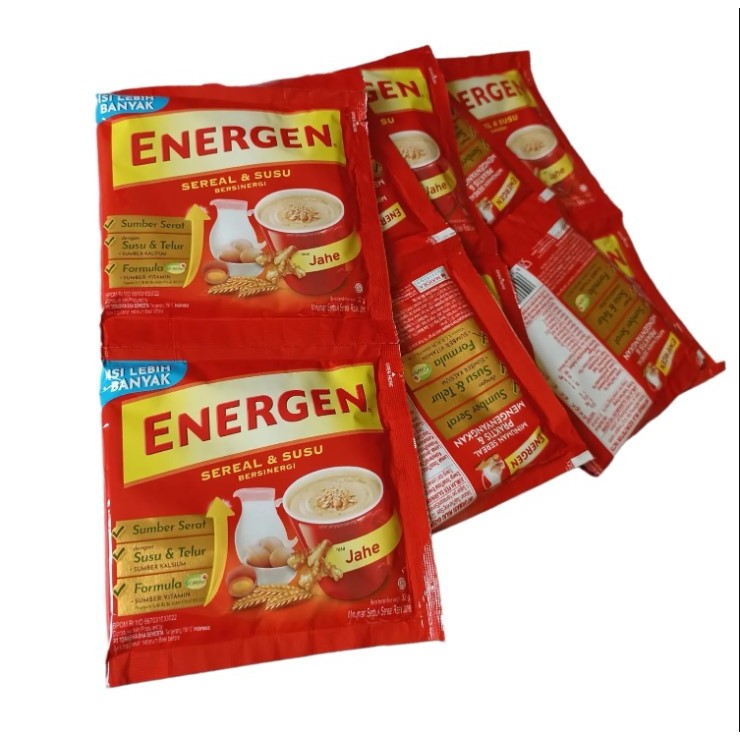

Energen Sereal Rasa Jahe Isi 10 x 32 Gram