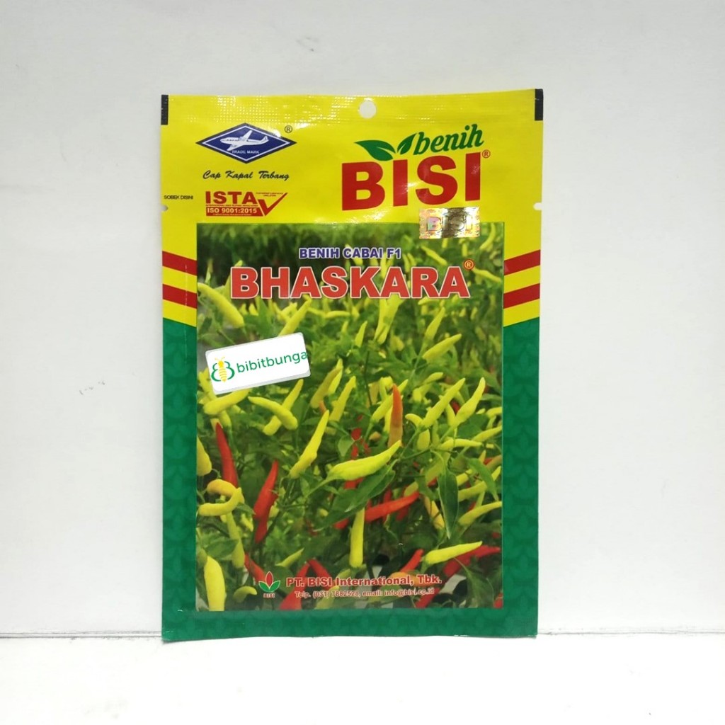 Benih Bibit Cabe Rawit Bhaskara F1 10 gr gram Cabai Cap Kapal Terbang