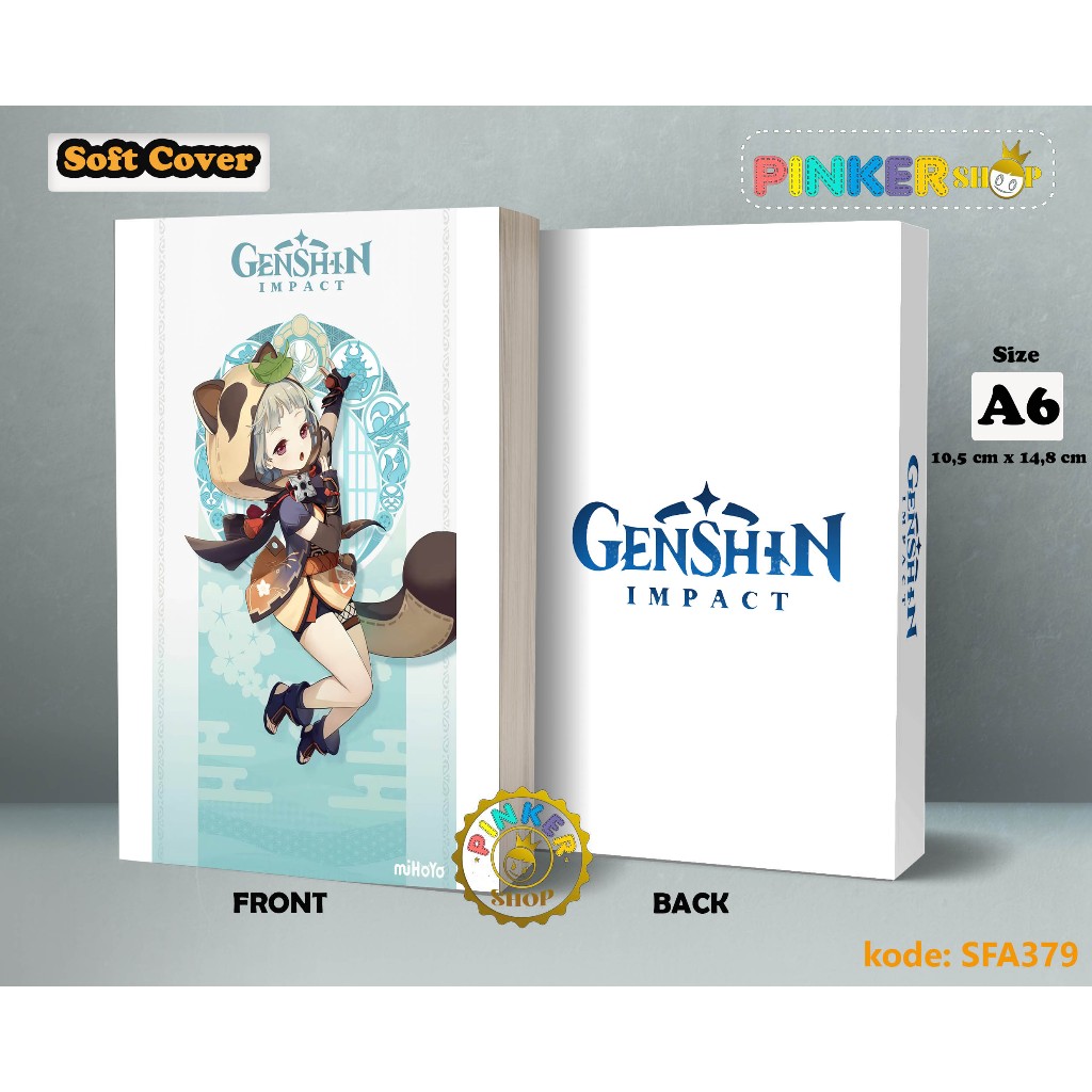 

(SFA379) Pocket Note Game Genshin Impact SAYU Buku Tulis catatan Notes Agenda Planner Jurnal