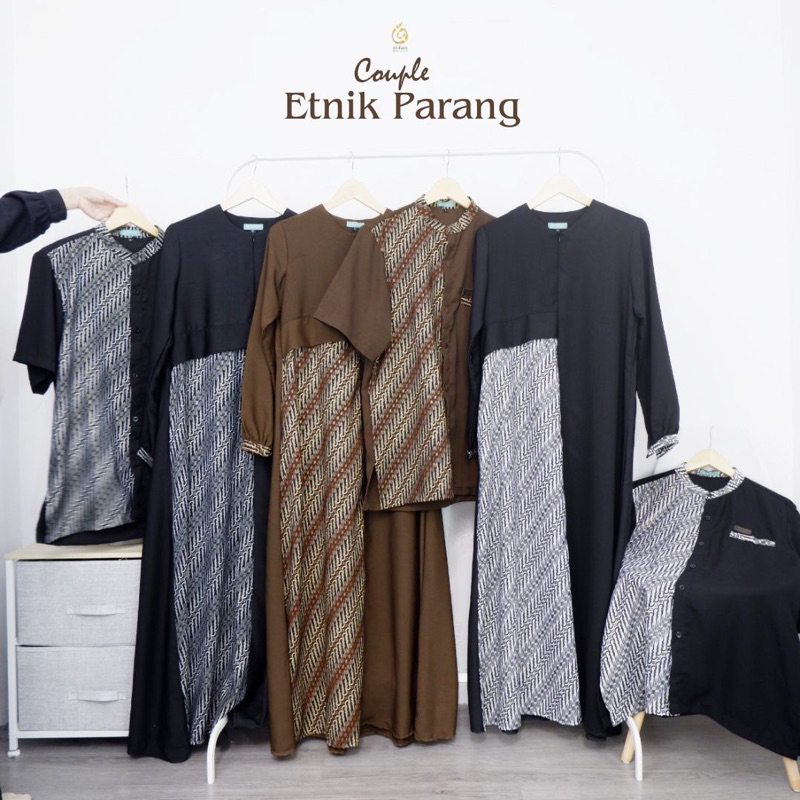 abaya gamis batik | gamis etnik | abaya batik | batik couple