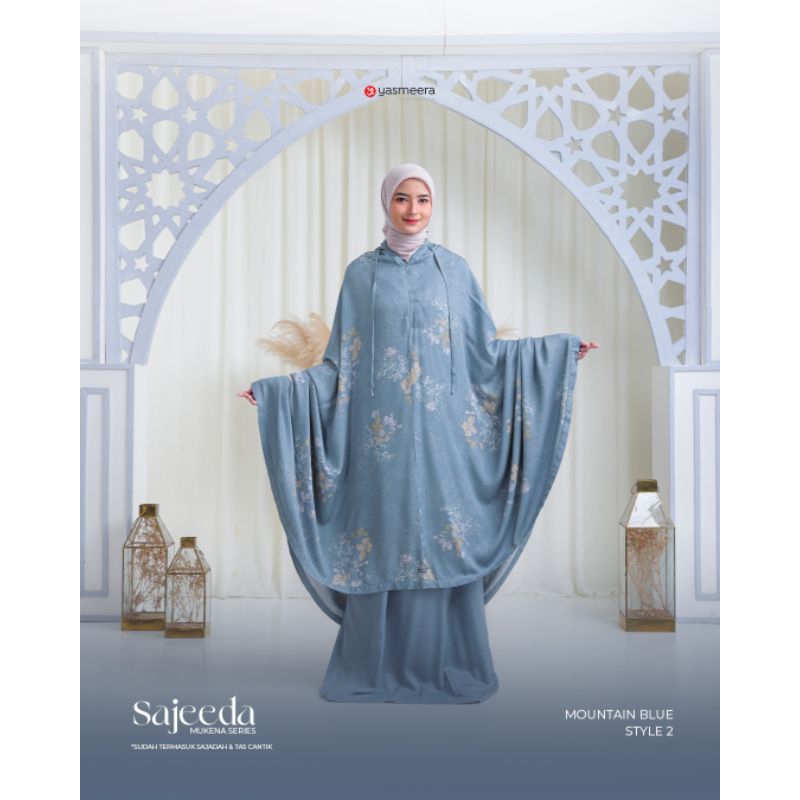 PROMO MUKENA SAJEEDA YASMEERA Style 2 / MUKENA COUPLE / MUKENA IBU ANAK / MUKENA MOTIF ADEM / MUKENA