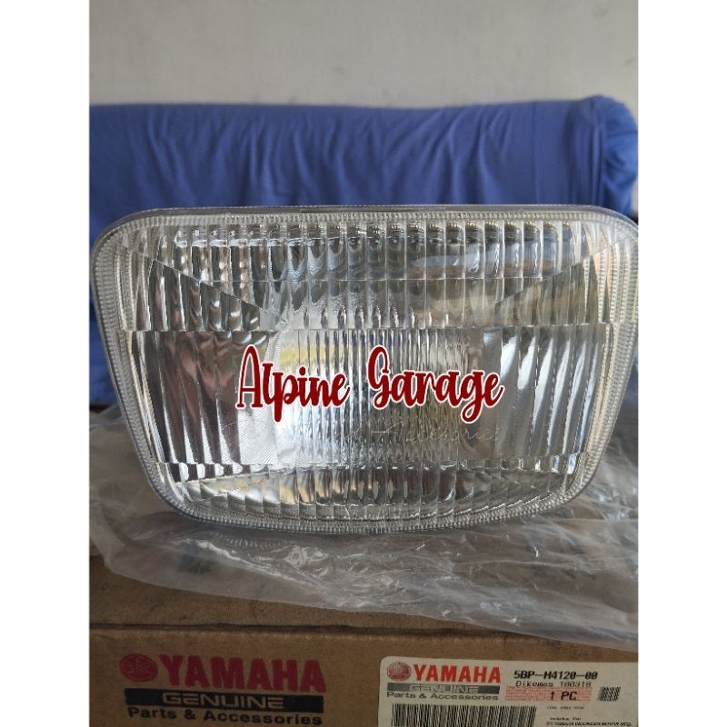 Reflektor Headlamp Lampu Depan Oval RX King New Scorpio G Steko Original | 5BP-H4120-00