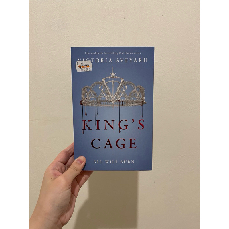[NEW ORI] Novel Inggris King’s Cage (Red Queen series #3) - Victoria Aveyard Paperback (from BBW)