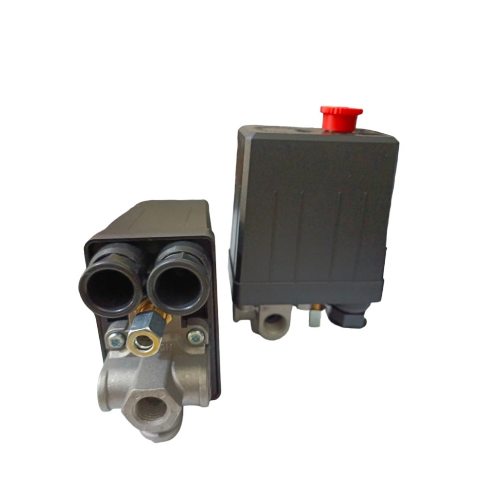 IWA Otomatis Kompresor Angin Portable 4 Lubang Pressure Switch Otomatis Compressor 4 Way