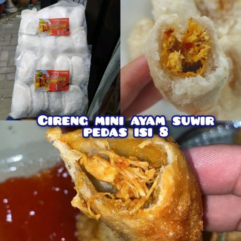 

Cireng Mini Isi Ayam Pedas. Isi 8