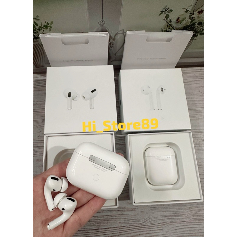 Apple AirPods Pro 1 / AirPods gen 1 / AirPods gen 2 /  With Wireless Charging Case Second Asli Original 100% Mulus ex inter headset airpods terpercaya
