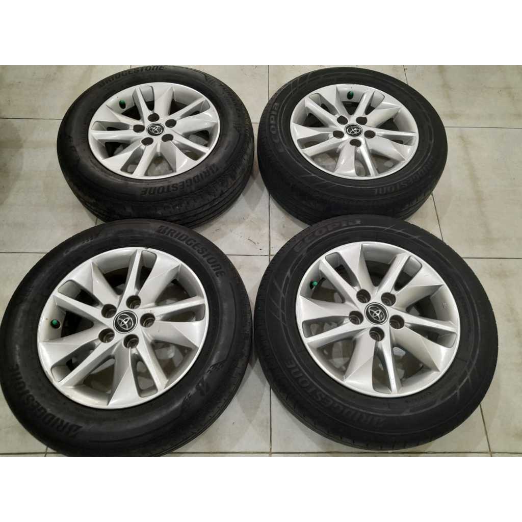 VELG MOBIL BEKAS INNOVA REBONR R16X6 5X114 ET50 +BAN BS 205 65 R16