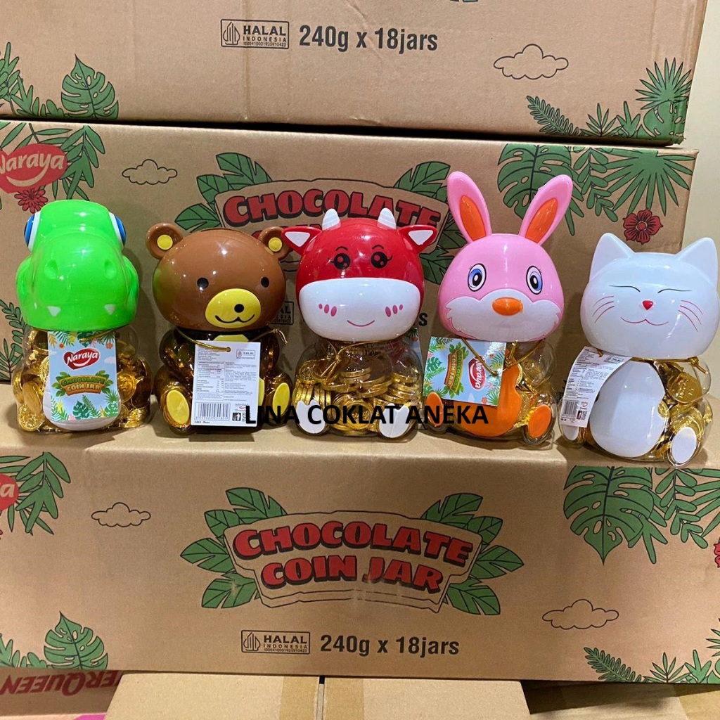 

Coklat Naraya karakter animal