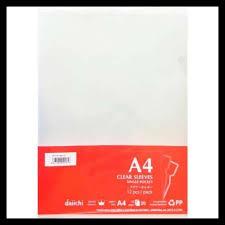 

Gramedia Cirebon - DAIICHI CLEAR SLEEVES 9001 A WHITE / 12PC