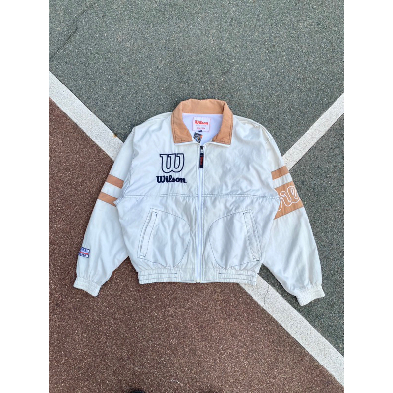 Jaket Windbreaker Wilson Boxy Vtg Second Original