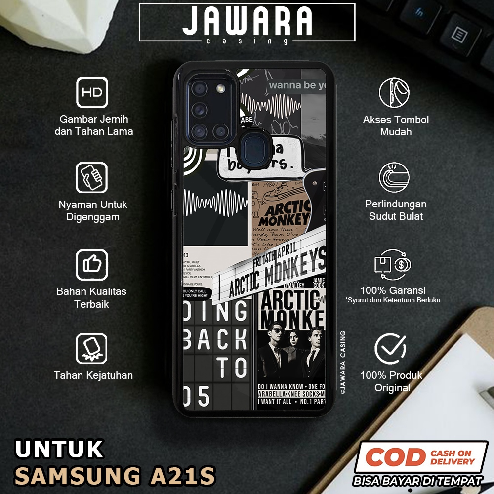 Case Samsung A21S Casing Samsung A21S [BLCK] Premium Glossy Case Hp Samsung Jawara Casing Hp Samsung