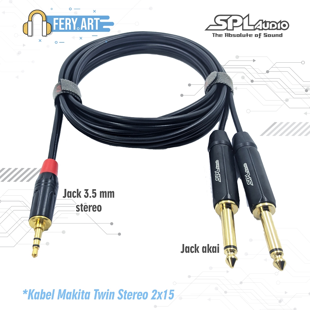 Jack HP ke Mixer SPL Audio x Makita