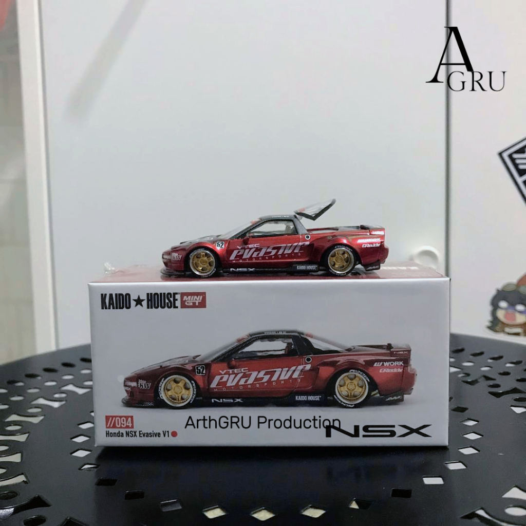 Kaido House x Mini GT 1:64 Honda NSX Evasive V1 Red