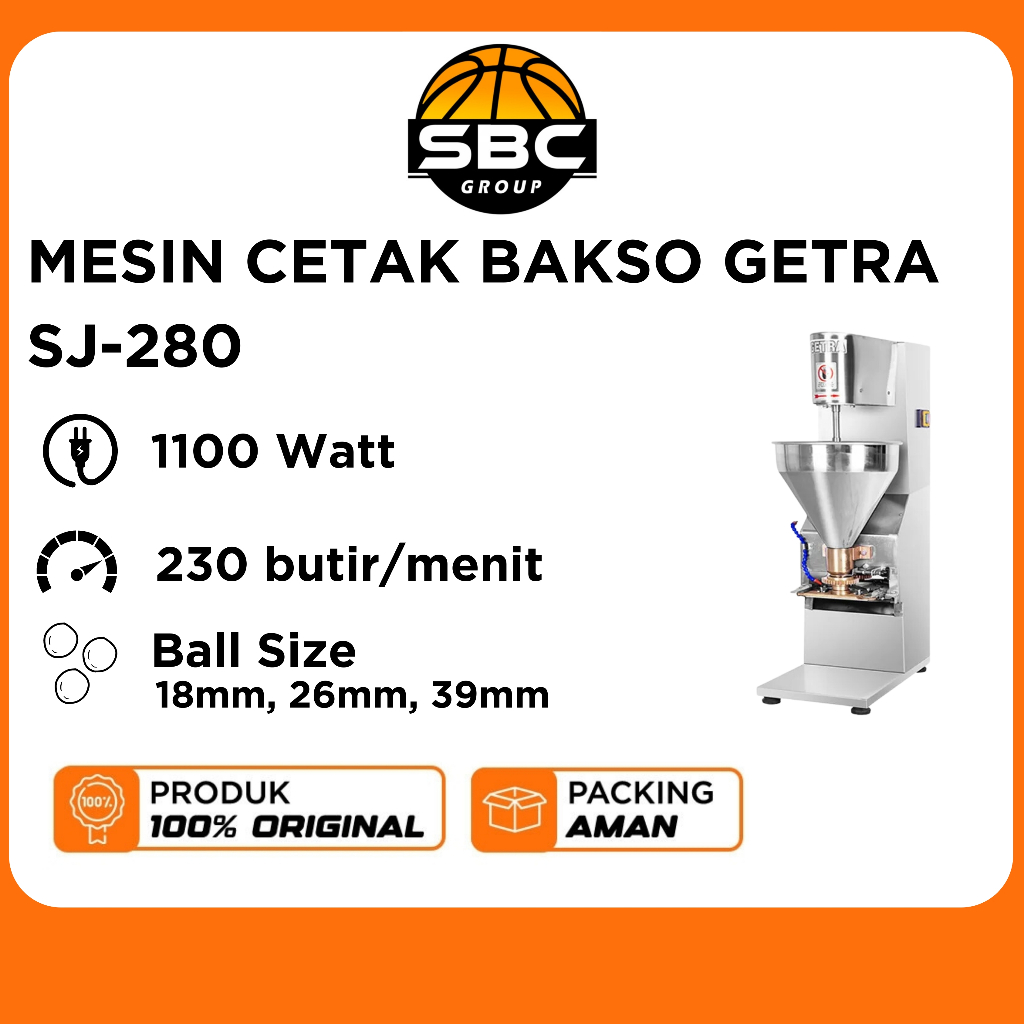 MESIN CETAK BAKSO GETRA SJ-280