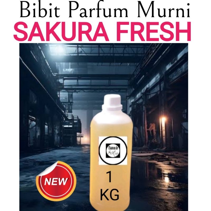 Bibit Parfum Laundry Sakura Fresh 1 kg murni tanpa campuran
