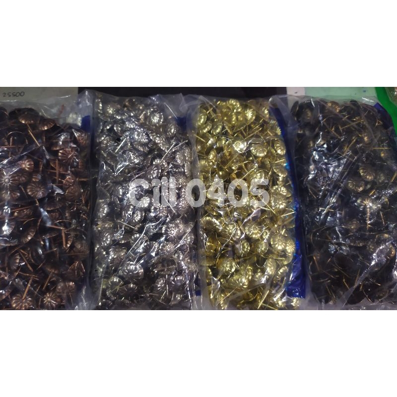 (100pcs) Paku Hias Sofa/Paku Antik Meubel/Paku Payung Sofa/Paku Payung/Paku Sofa