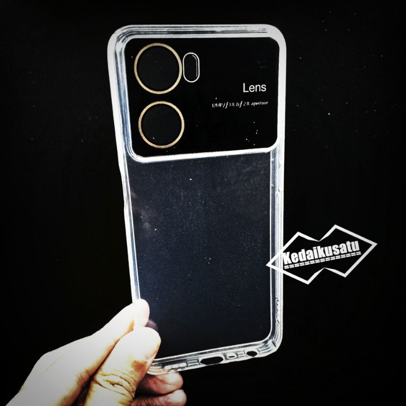 Oppo A57 2022  A57s  A57e Case Sotcase Bening Big Lens Camera Protection Casing Hp Clear Anti Jamur 