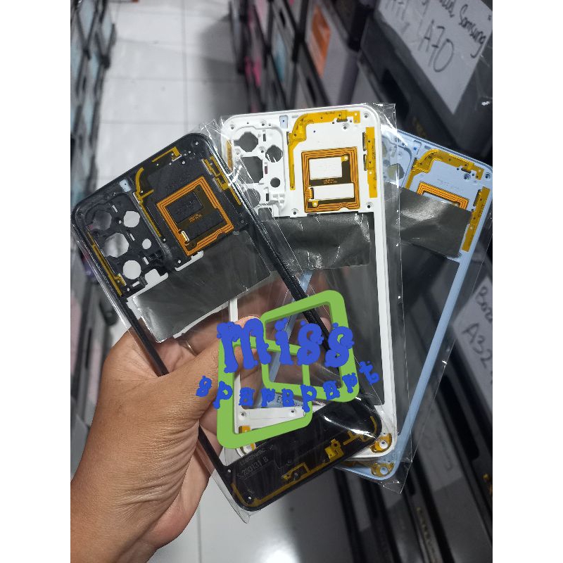 Tulang Tengah Bezel Bazel Samsung A23 5G Rangka Tutup Mesin