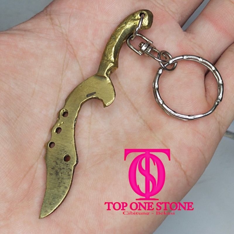 [TOS] Aksesoris Gantungan Kunci Kujang Kuningan Asli