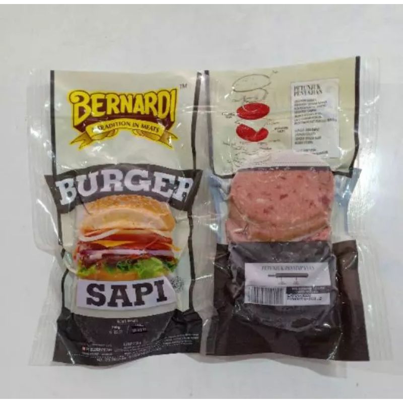 

BERNARDI BEEF BURGER 6s 250gram